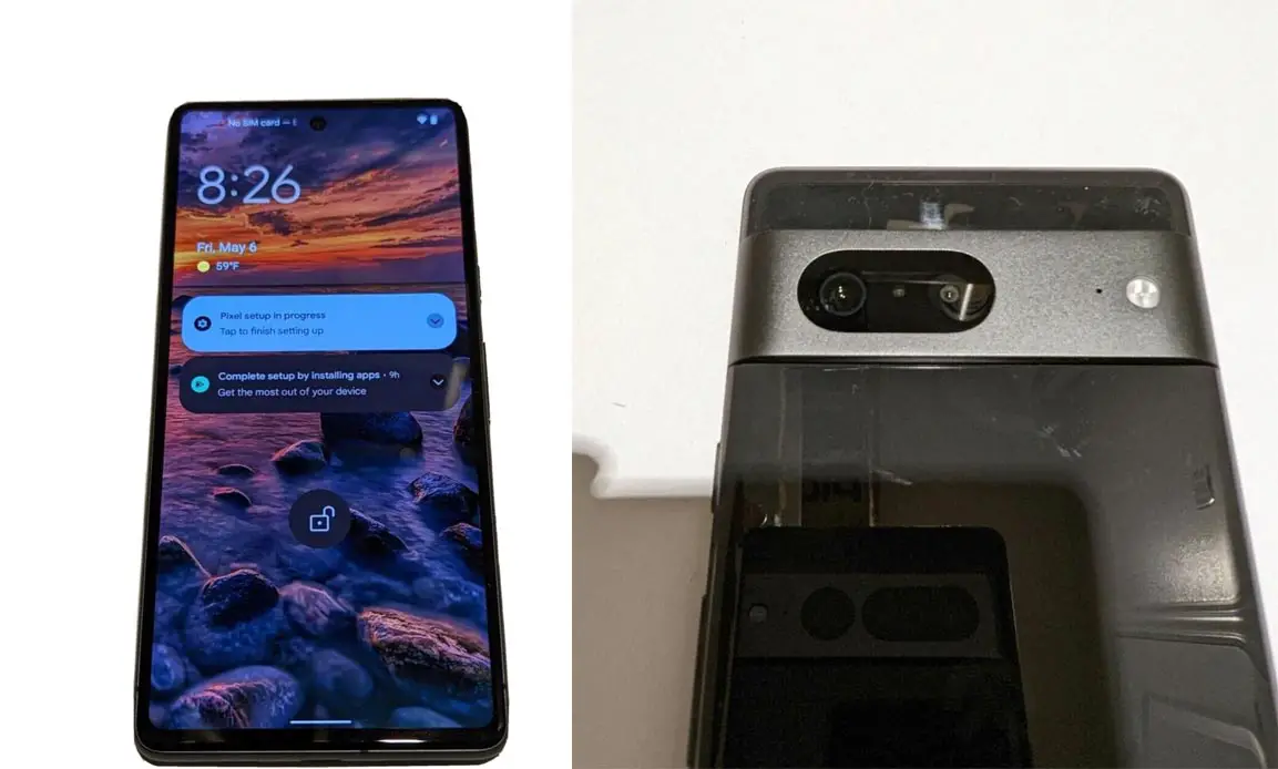 Google Pixel 7 Front and Rear Pictures