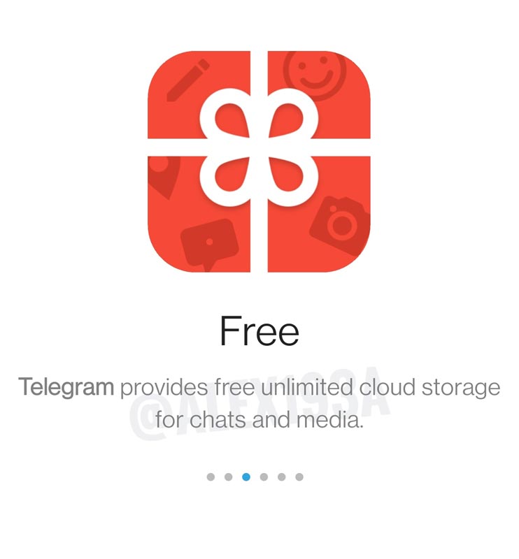 Telegram Free Forever Slogan Drop