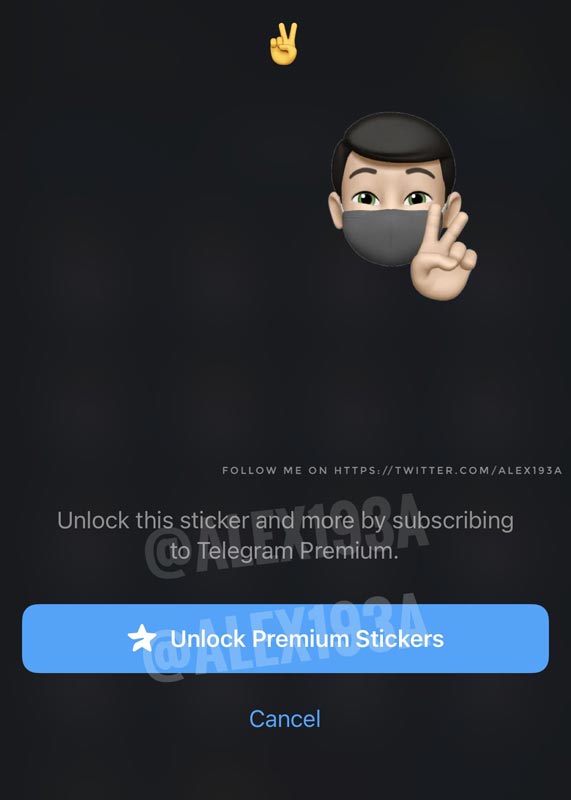 Telegram Premium Plan Sticker
