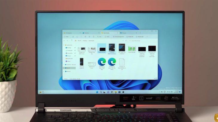 Windows 11 File Explorer Screen in Laptop