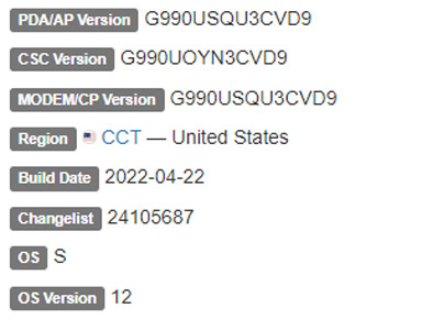 samsung galaxy s21 fe 5g in table