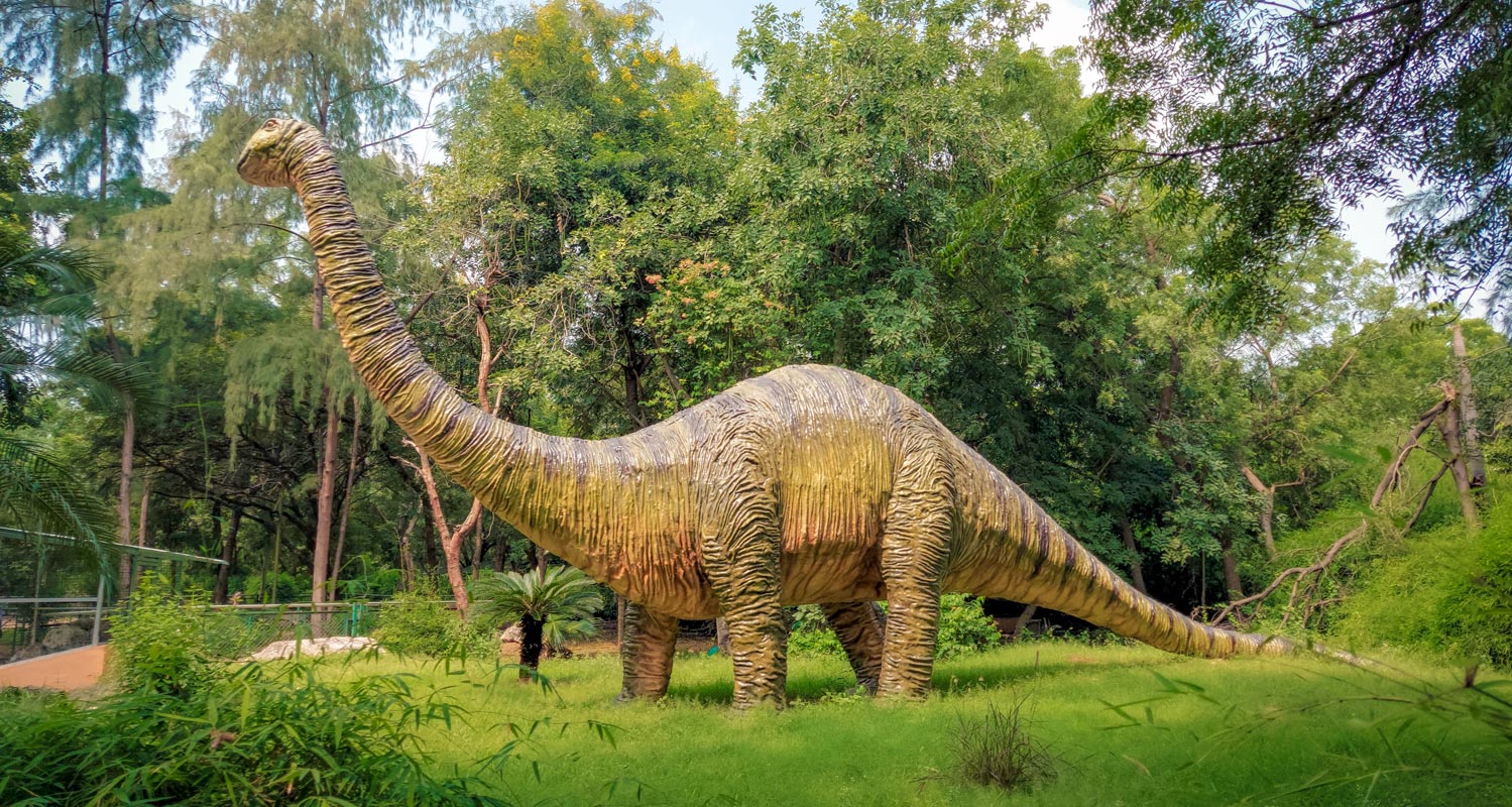 Dinosaur Statue in the Park