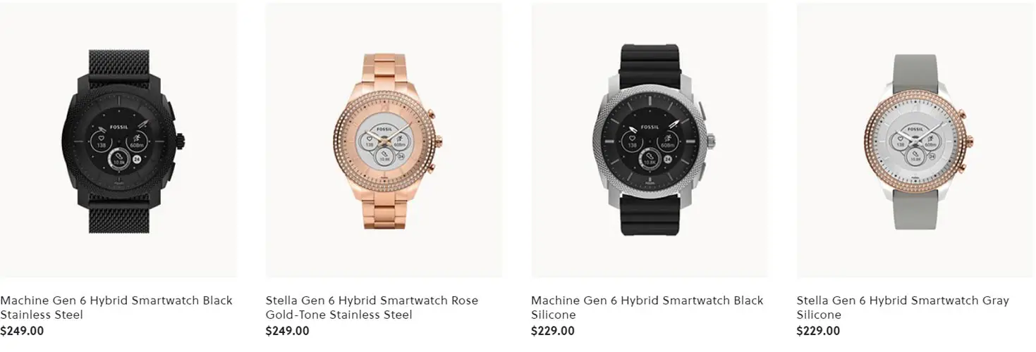 Fossil Hybrid Watch Gen 6 Price