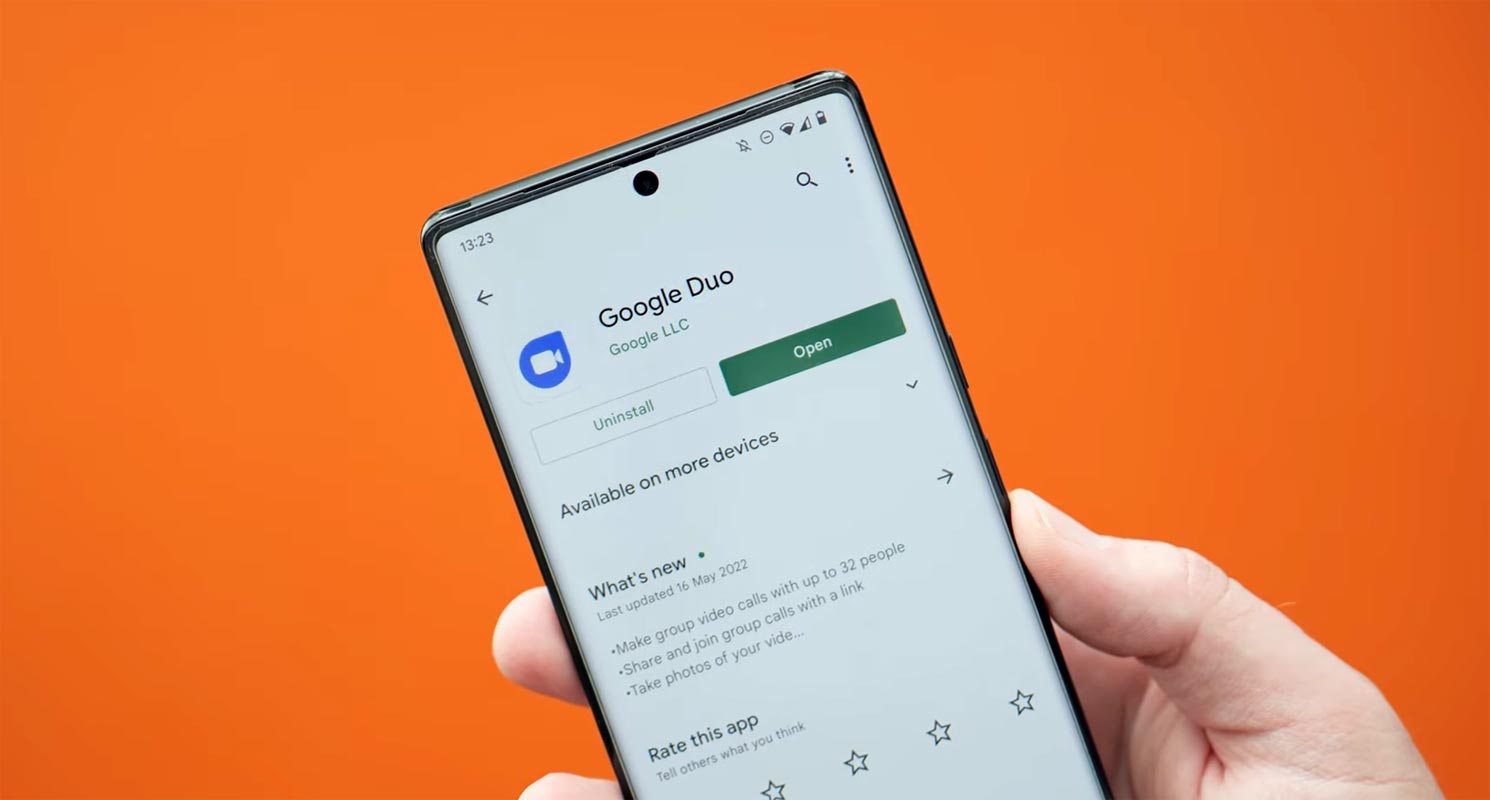 Google Duo App in the Play Store