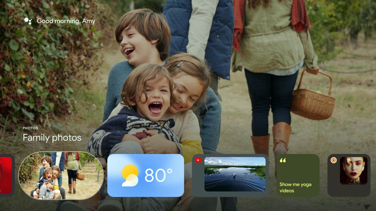 Google TV Personalized Screensaver