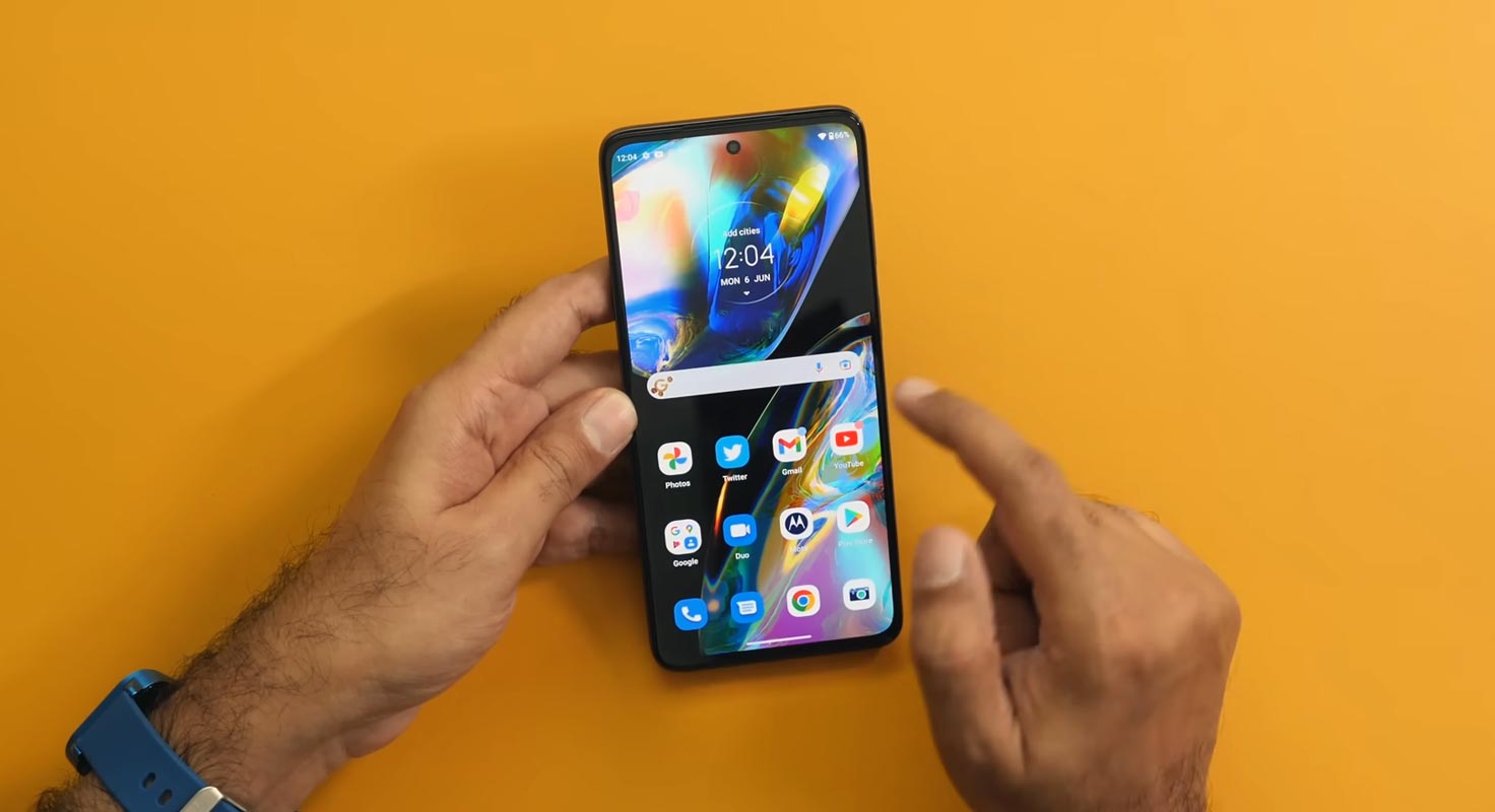 Moto G82 Unlocked Home Screen