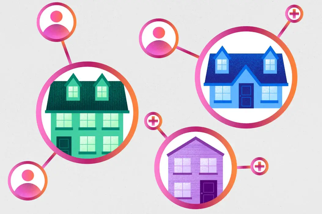 Netflix Account Sharing House Diagram