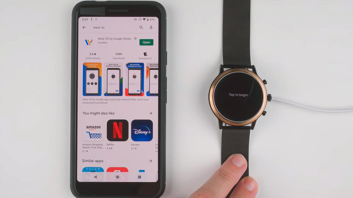 Wear OS Install Fossil Gen Phone