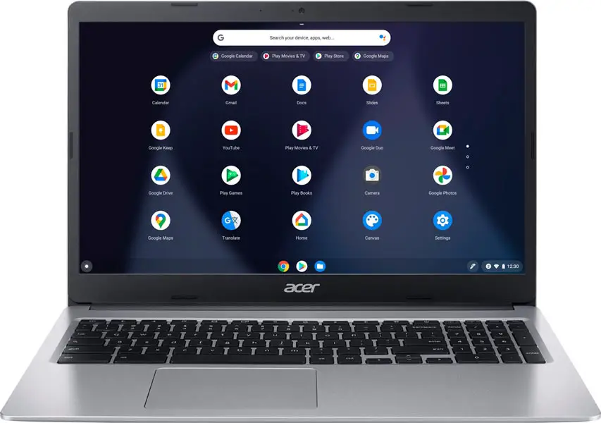 Acer Chromebook 315 Apps Interface