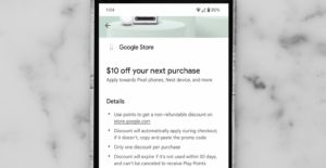 Google Store Offer Play Store points in Mobile
