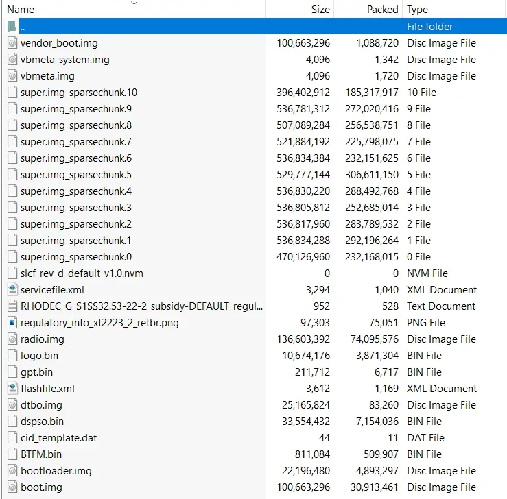 Rhodec G Firmware Files