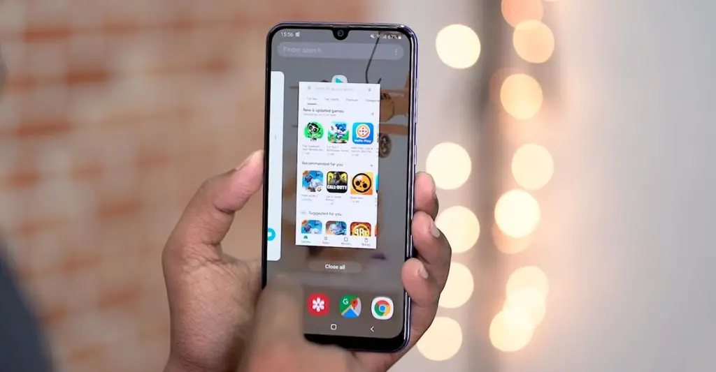 Samsung Galaxy A50s Task Manager Android 11