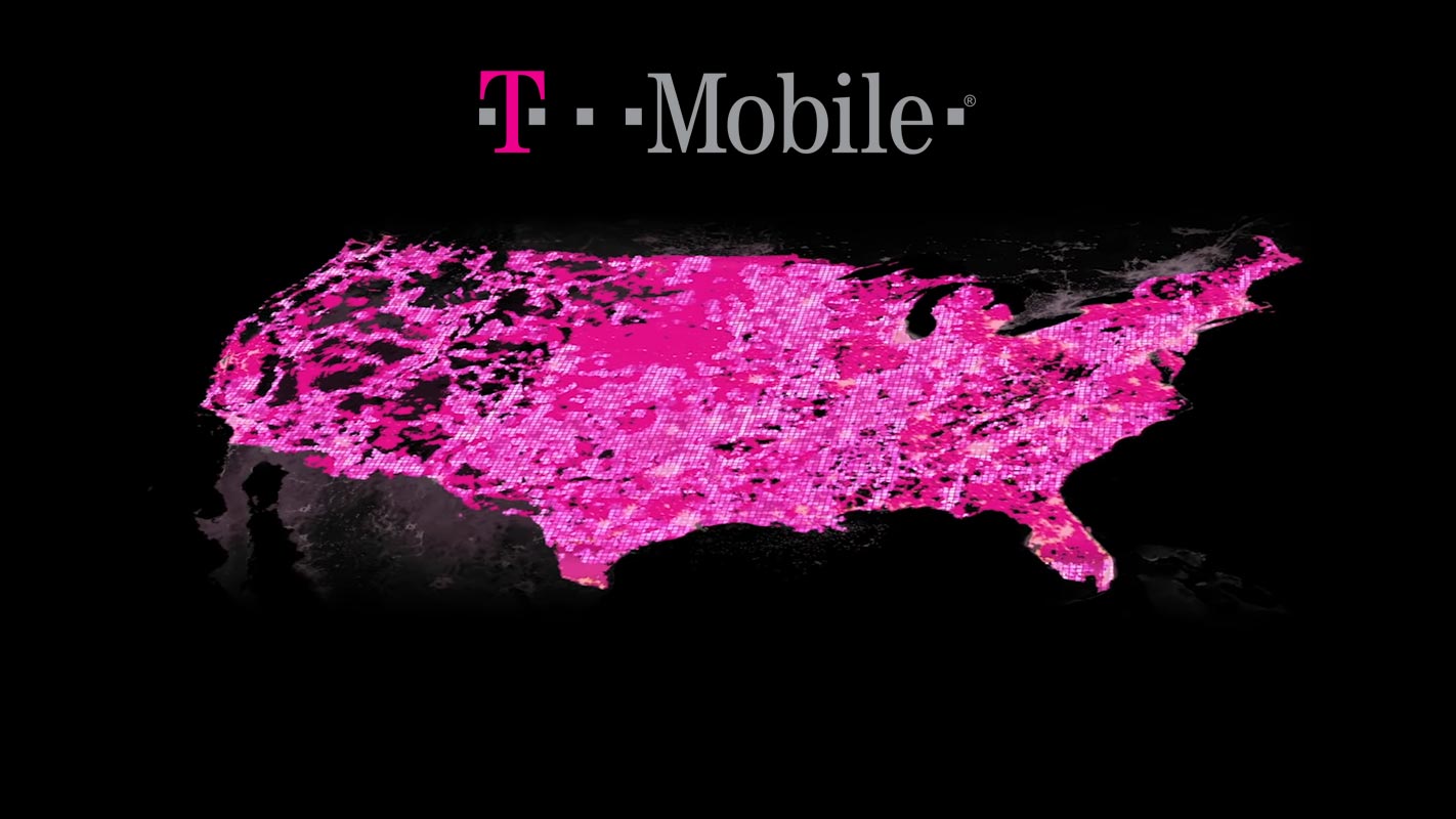 T-Mobile Nation Wide Coverage Diagram