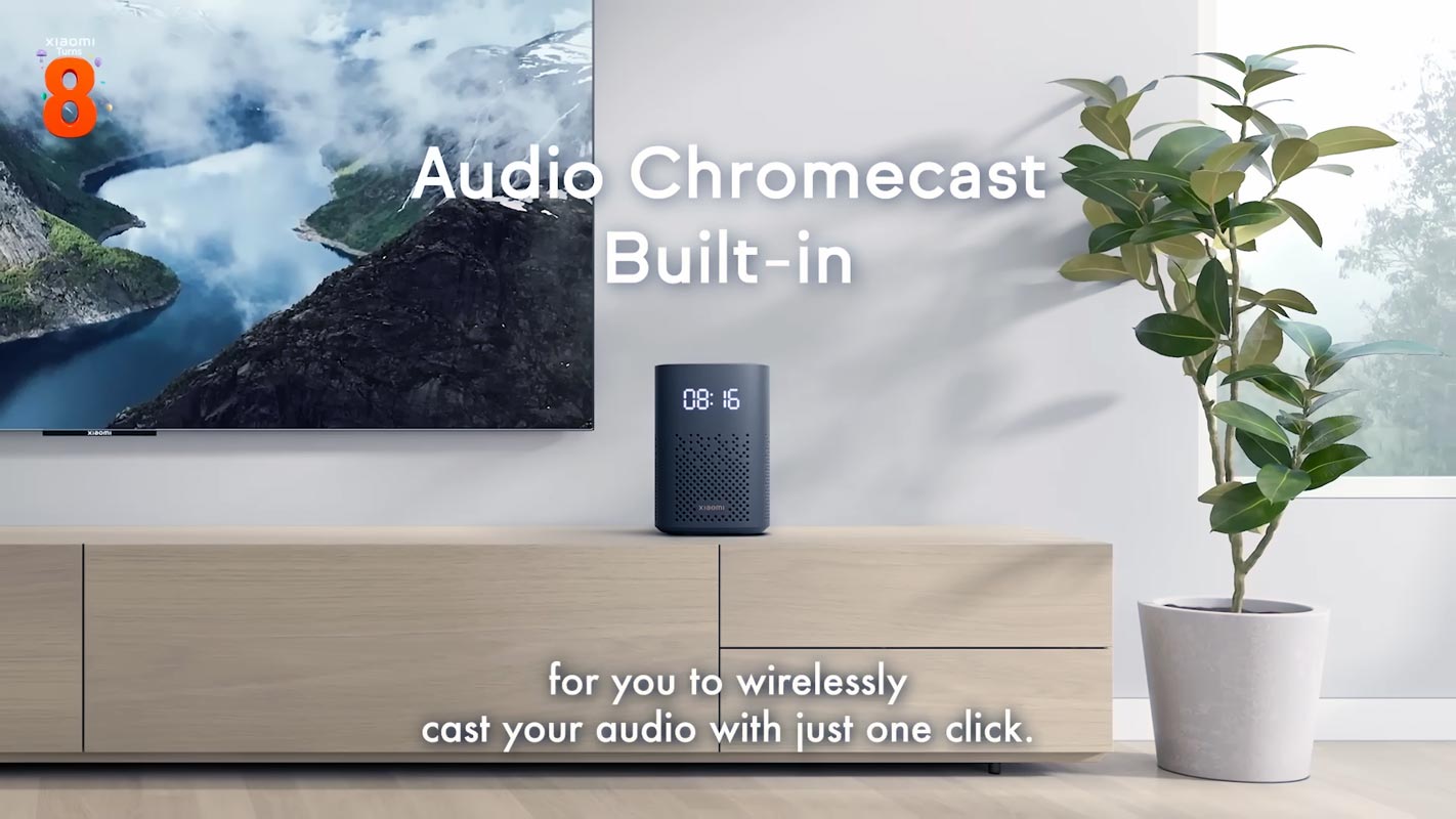 Xiaomi Audio Chromecast Built-In feature