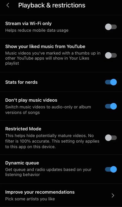 YouTube Music Gets Dynamic Queue