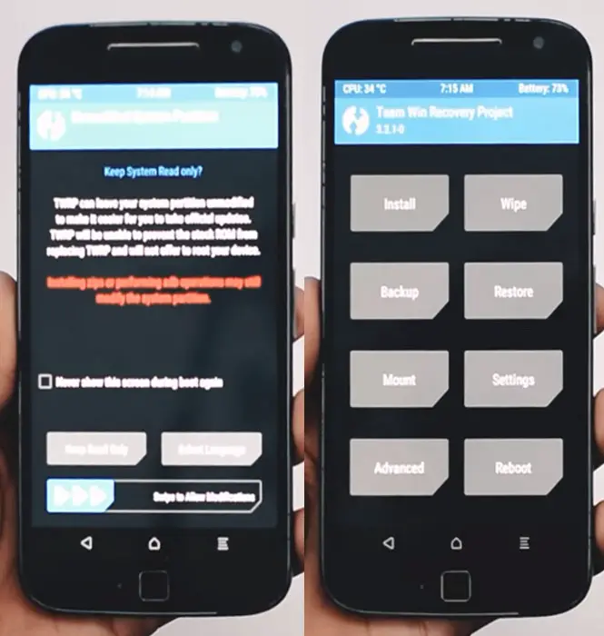 moto Twrp recovery