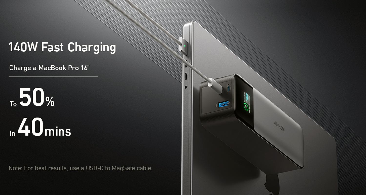 Anker 747 Powerbank Charging Capacity