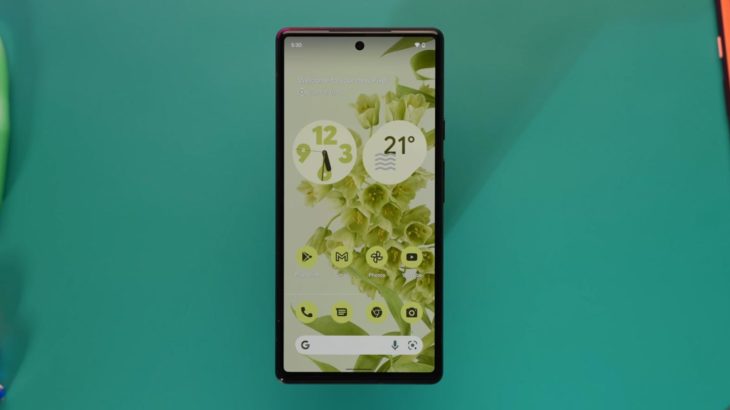 Google Pixel 6 Android 13 Home Screen