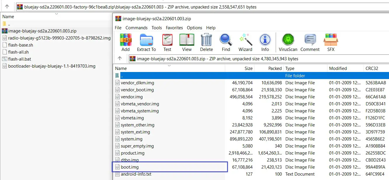 Google Pixel 6a Android 12 Extracted Firmware Files