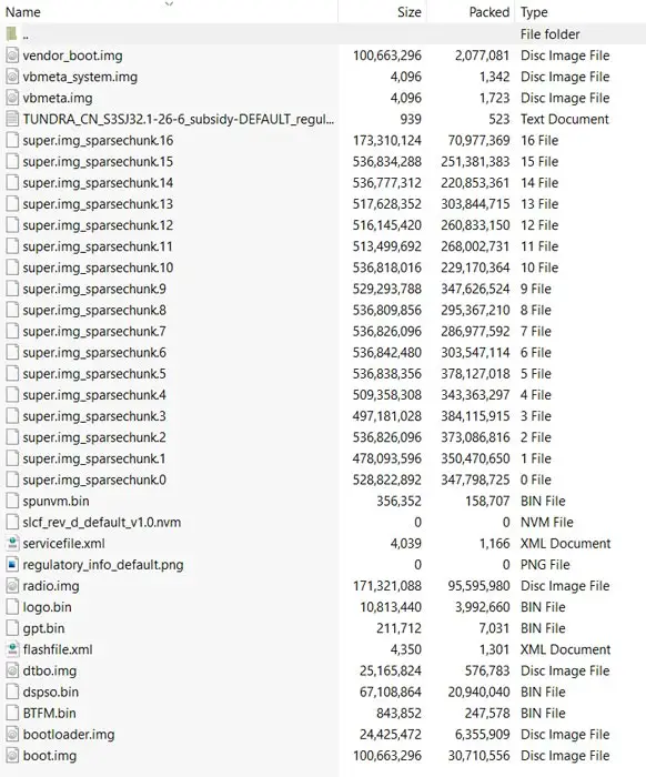 Tundra Moto Firmware Extracted files