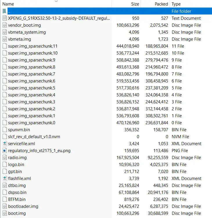 Xpeng Moto Firmware