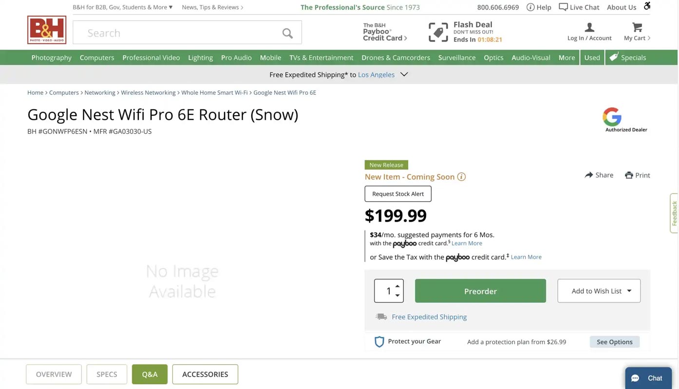 Google Nest Wi-Fi Router Pro 6E single Piece Price