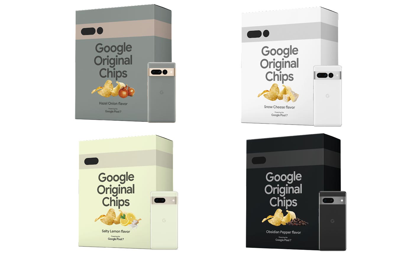 Google Original Chips Pixel 7 Promotion Colors