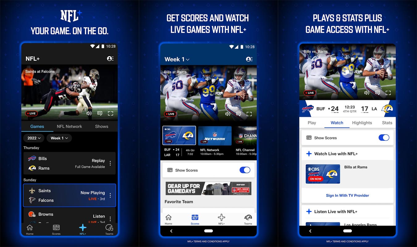 NFL Official App Screenshots