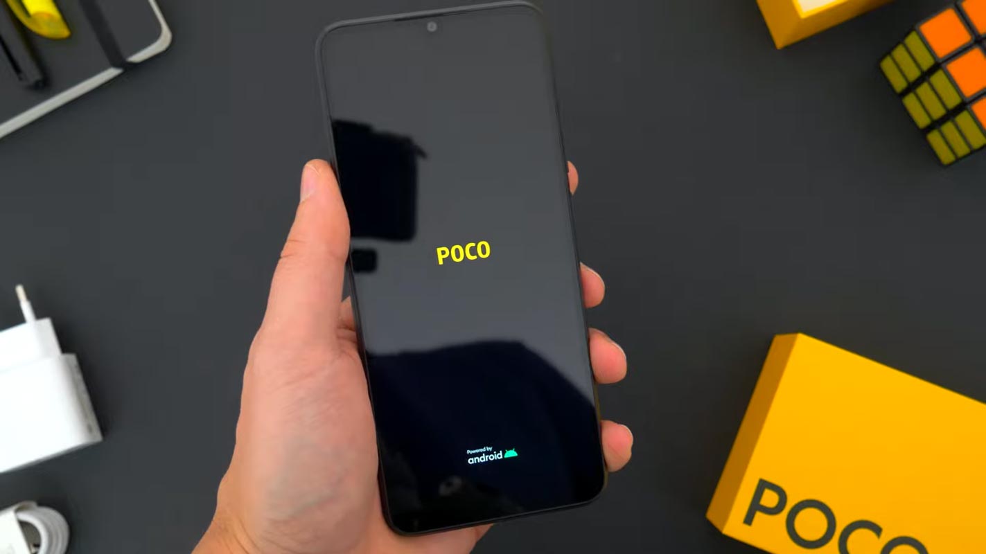 poco c40 boot logo