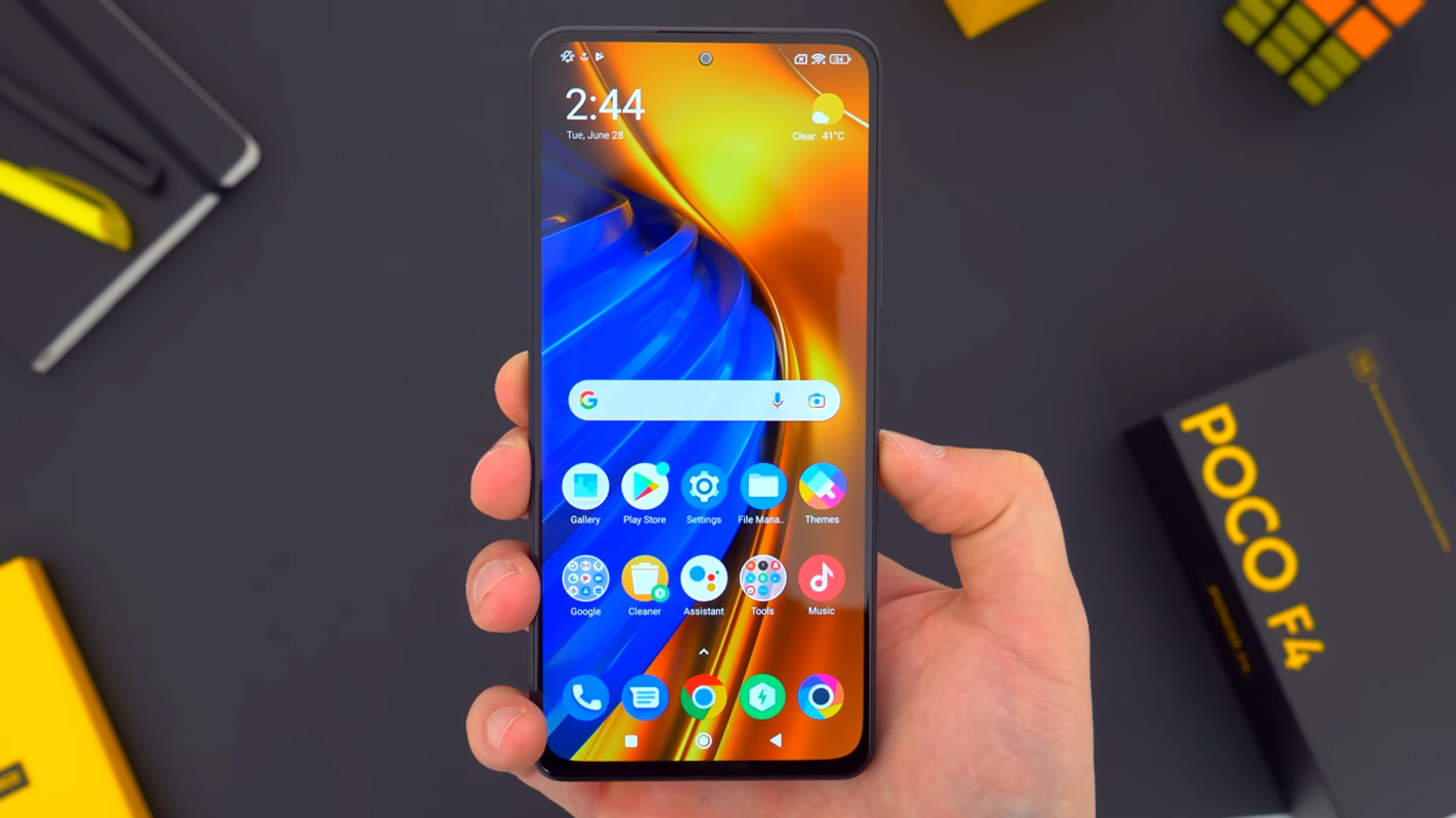 poco f4 home screen