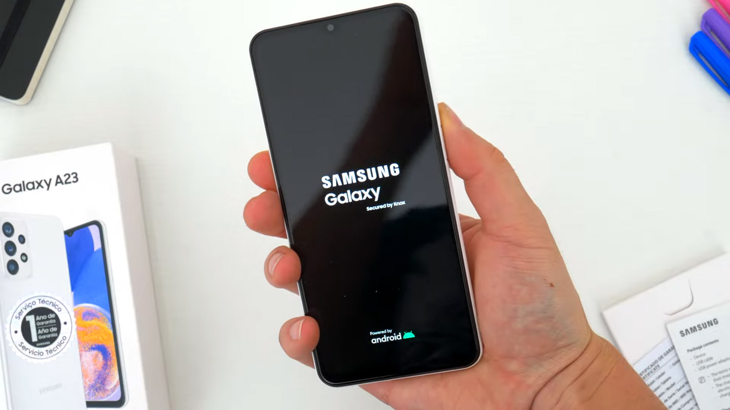 samsung galaxy a23 boot logo