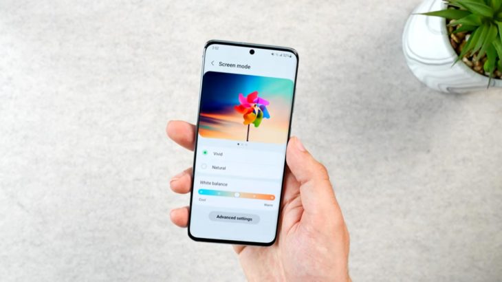 samsung galaxy s20 plus 5g screen mode