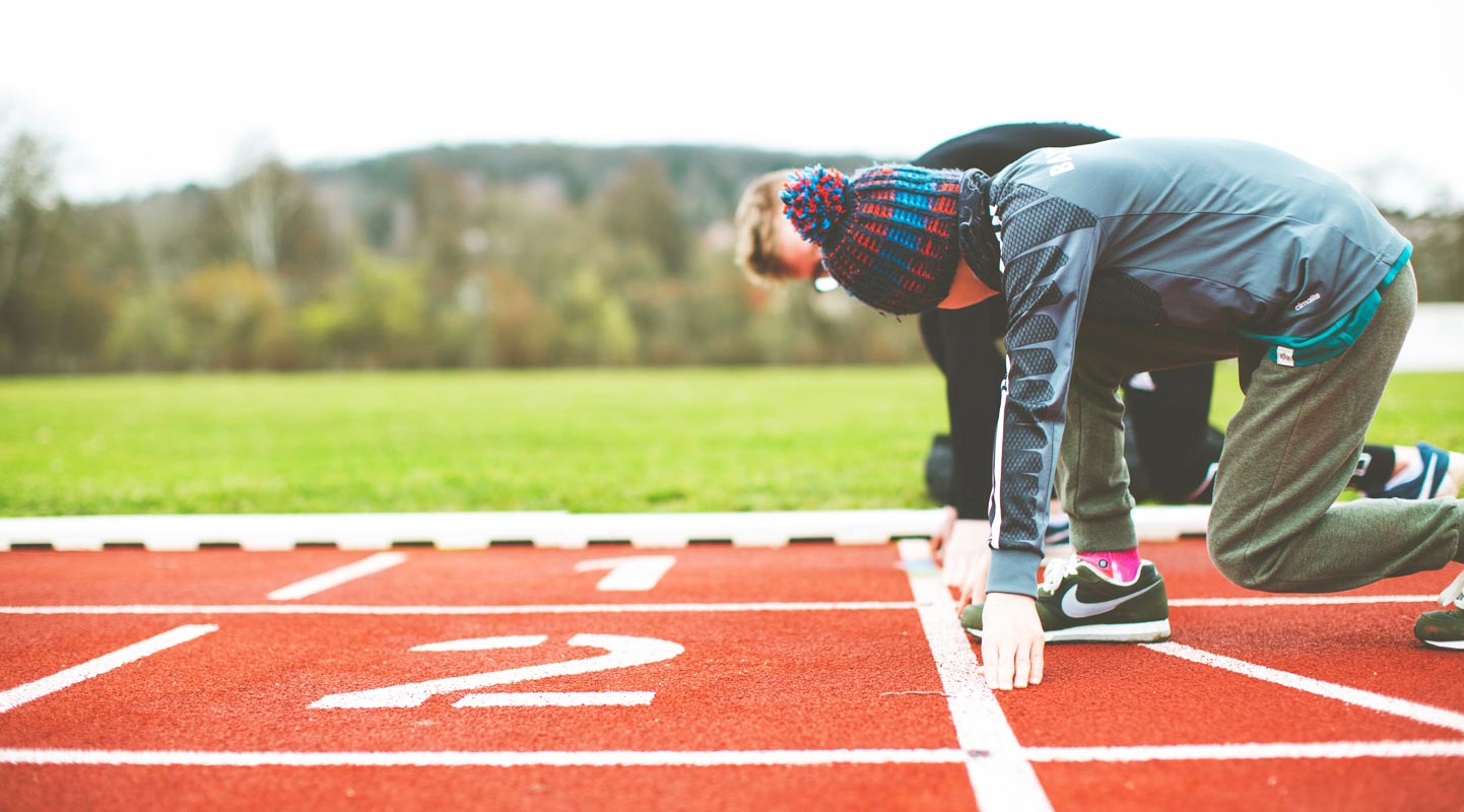 Running Contest Between Father and Son