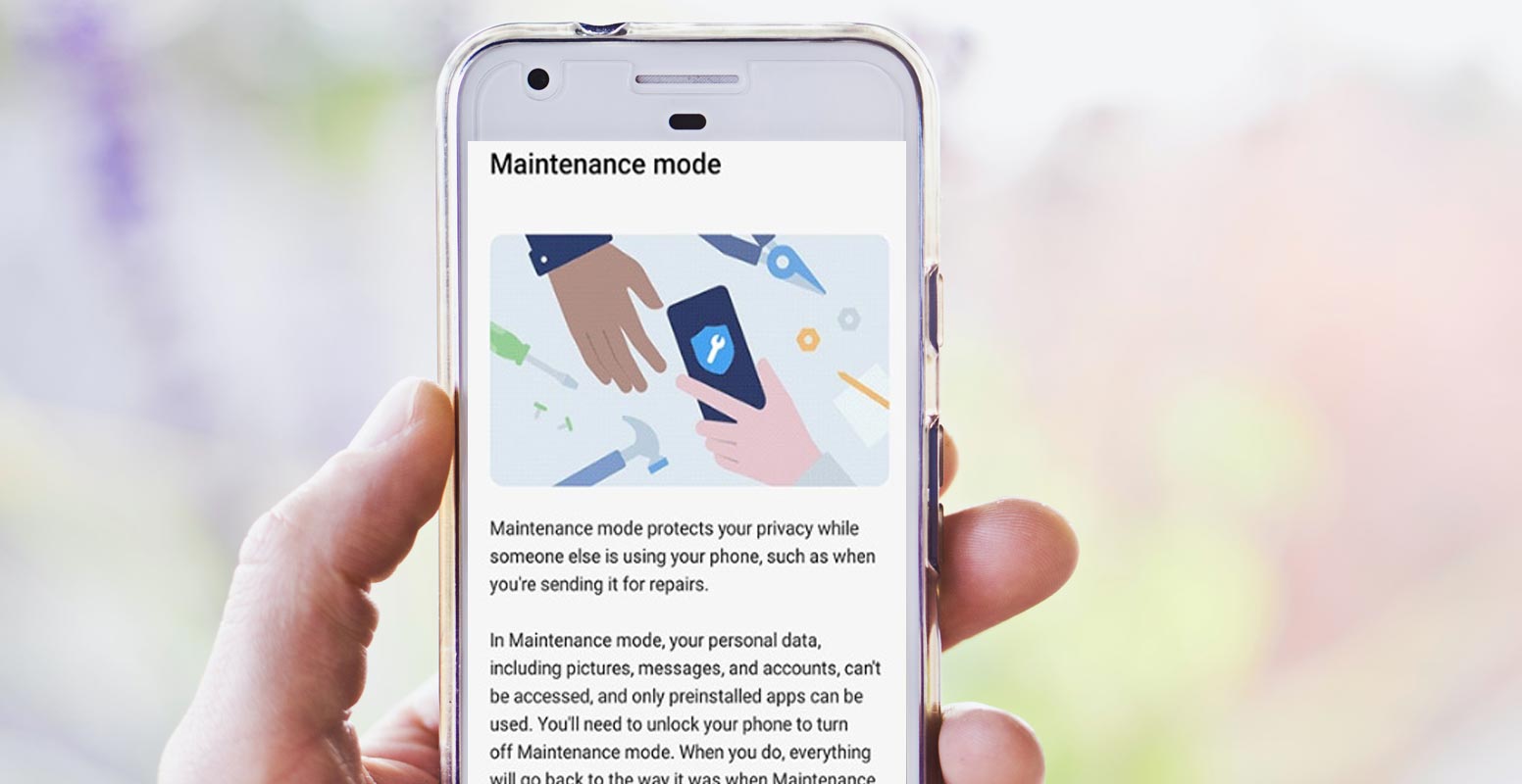 Samsung Galaxy Mobiles Maintanence Mode