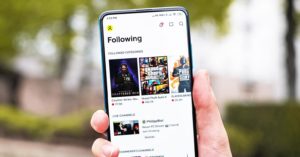 Twitch Followers Page in Mobile