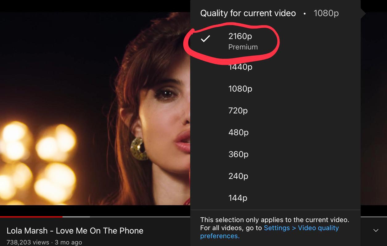 YouTube 4K Need Premium For Accessing Content