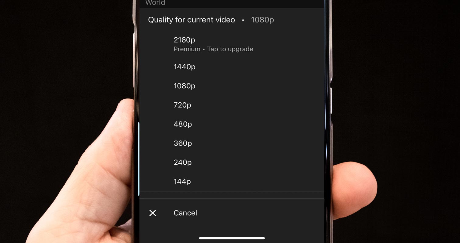 YouTube 4K Quality Need Premium Screenshot