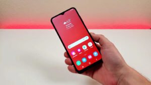 samsung galaxy a03s red backround