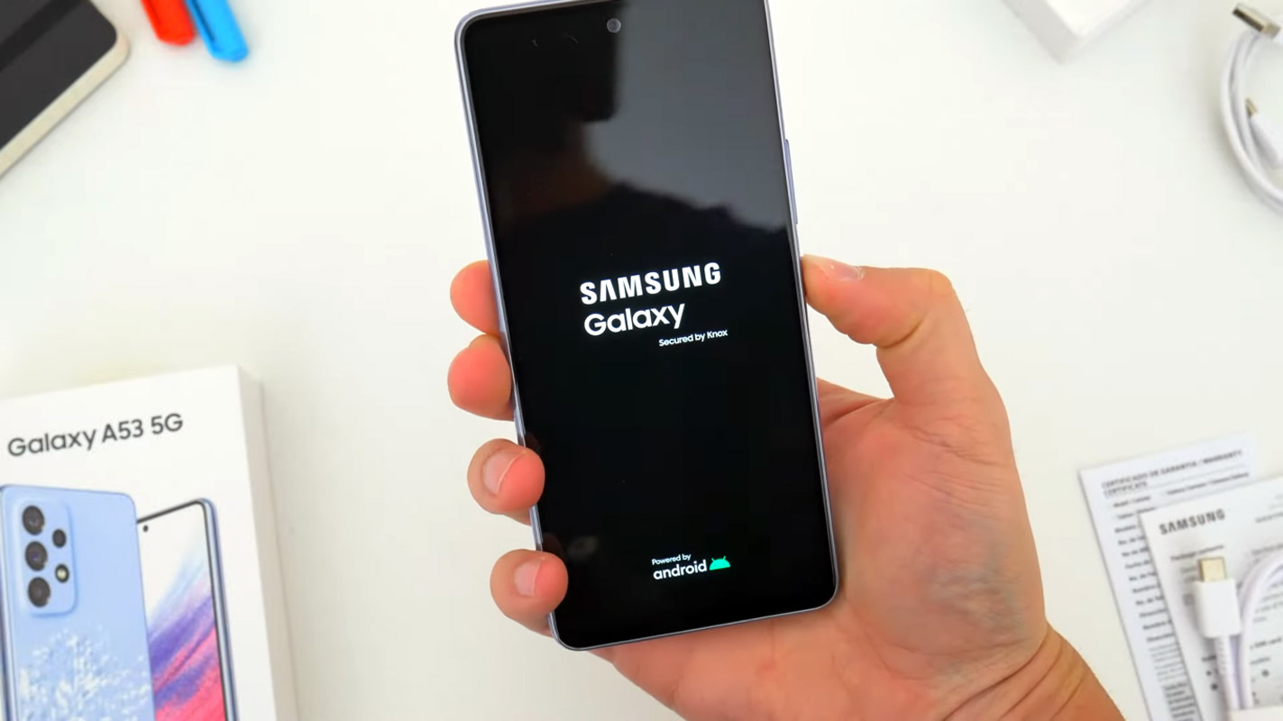 samsung galaxy a53 5g boot logo