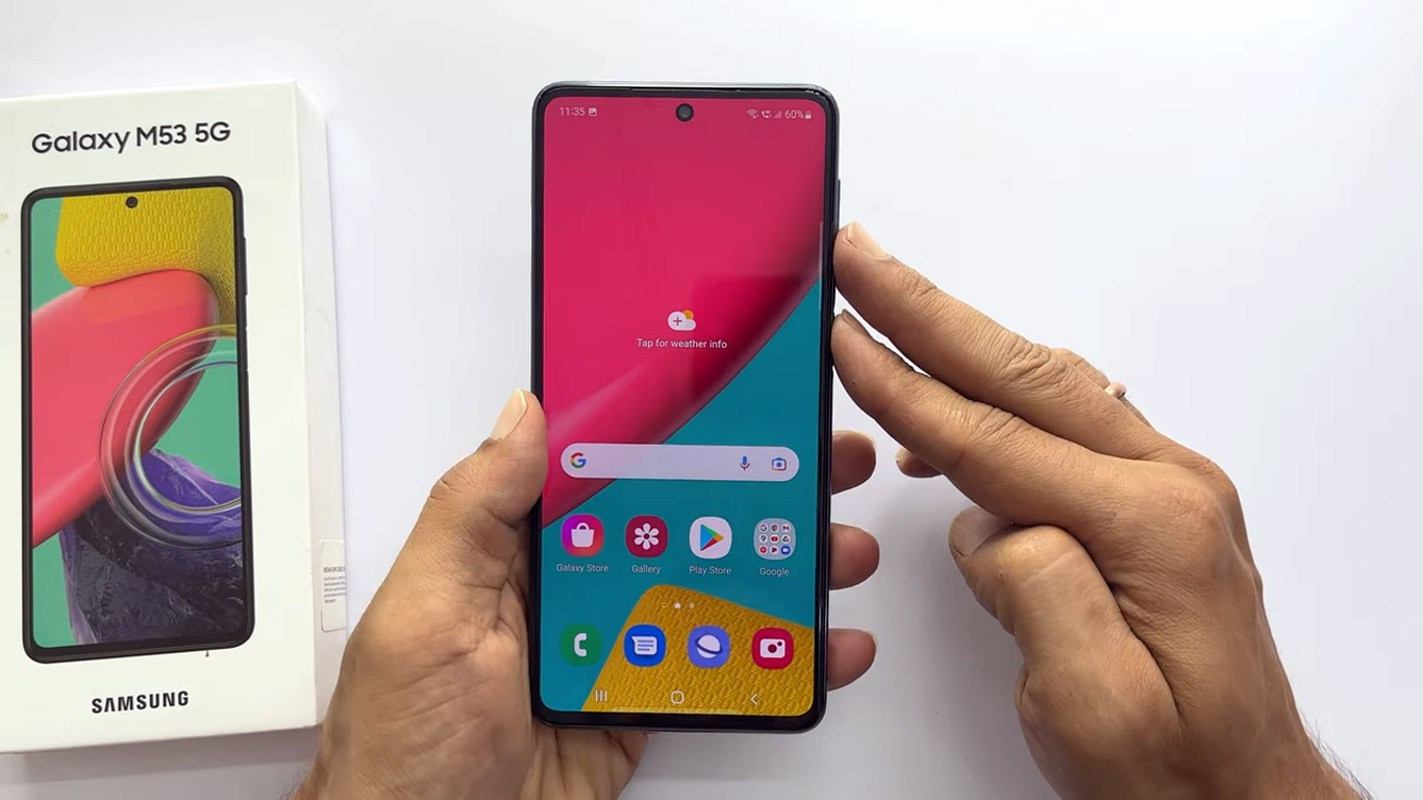 samsung galaxy m53 5g screen shot