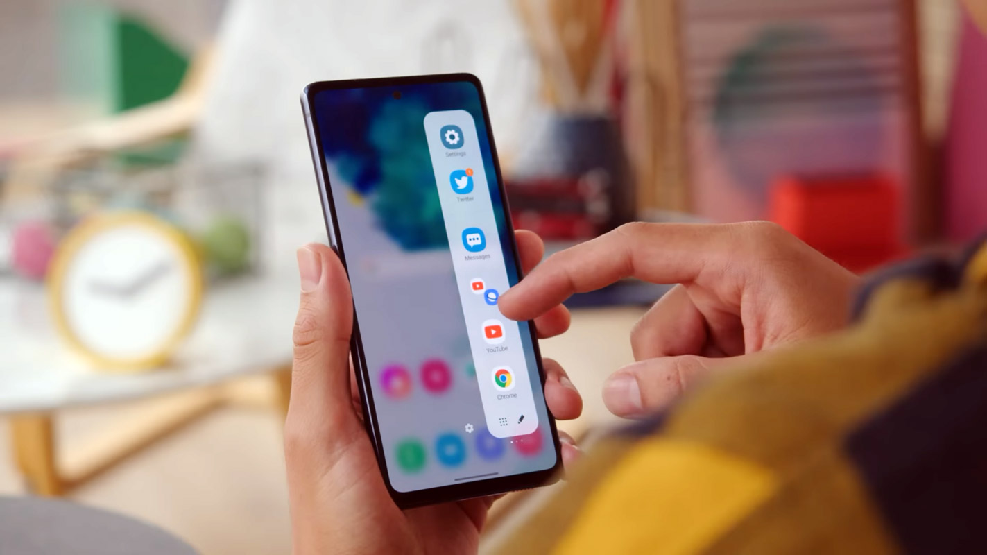 samsung galaxy s20 fe quick apps