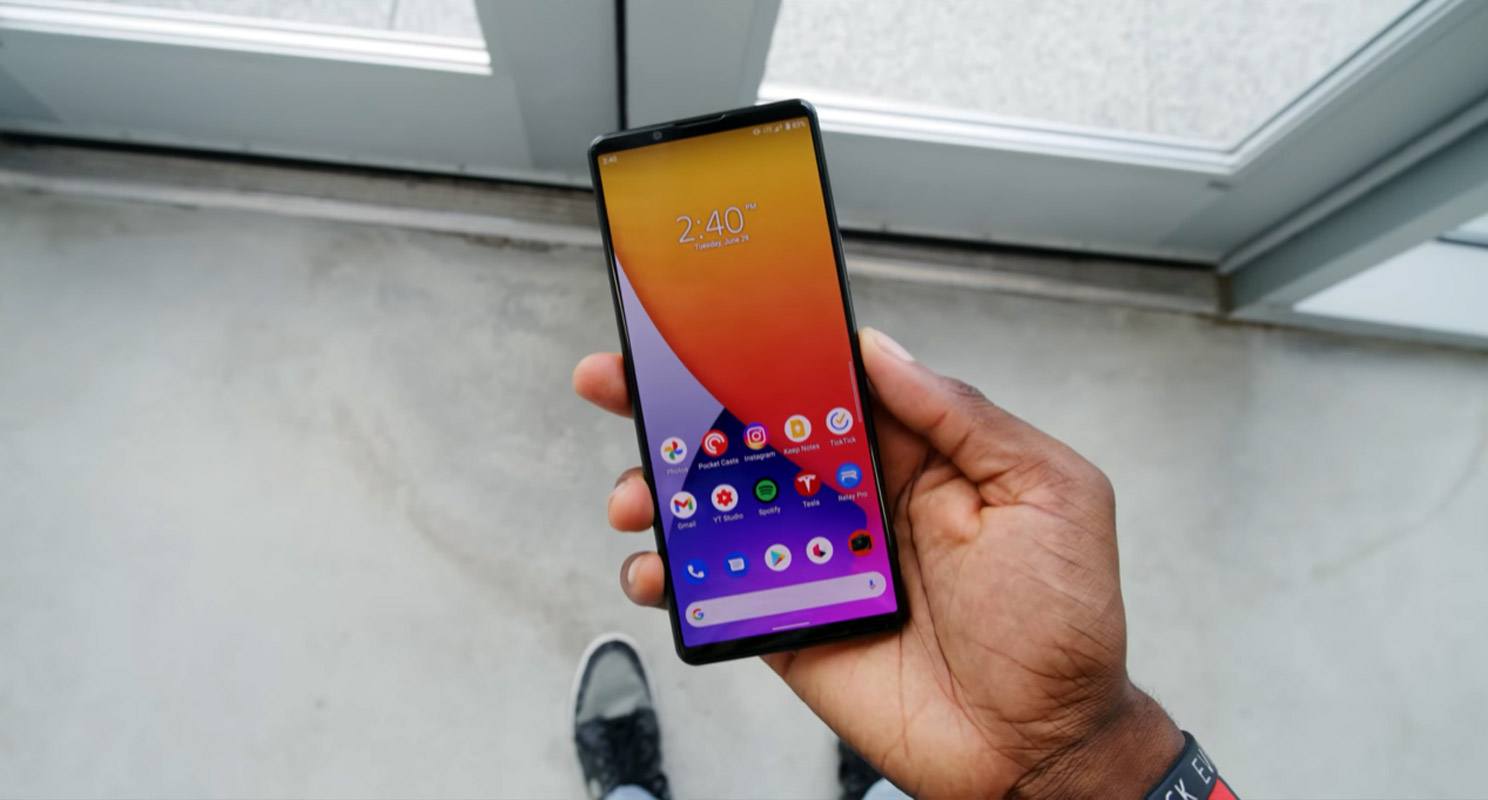 sony xperia 1 III unlock screen