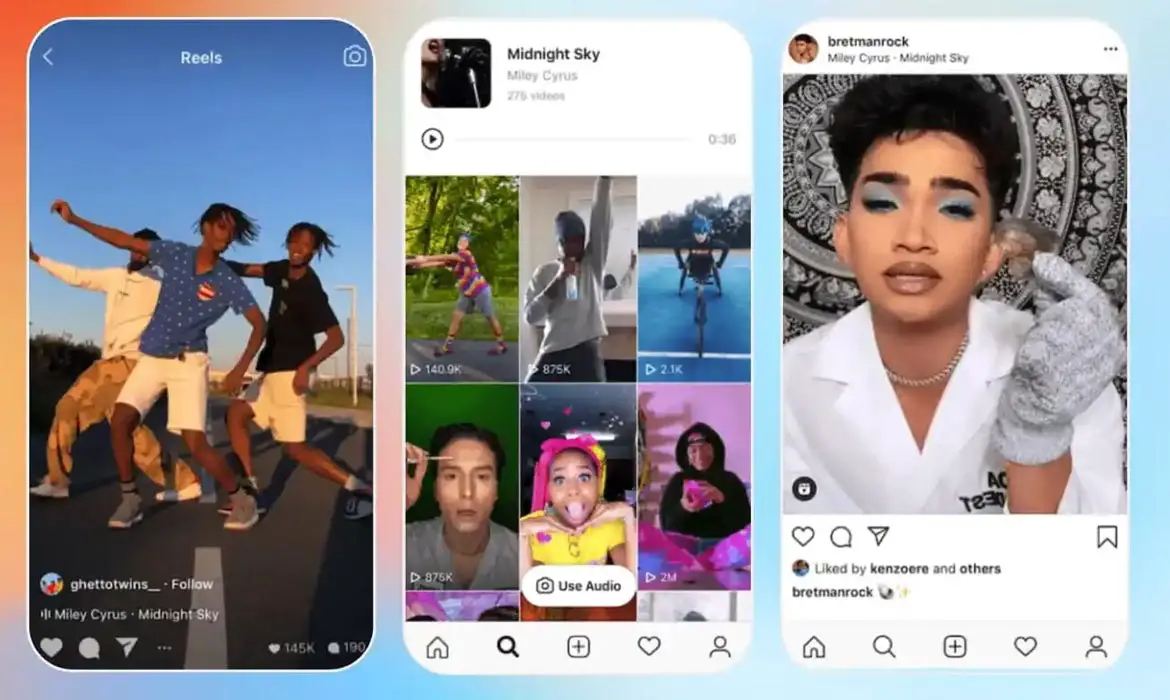 Instagram Reels with Logo