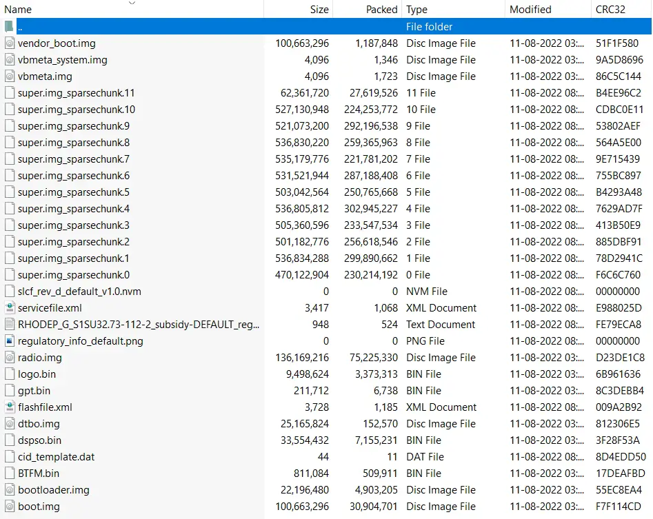 Rhodep firmware