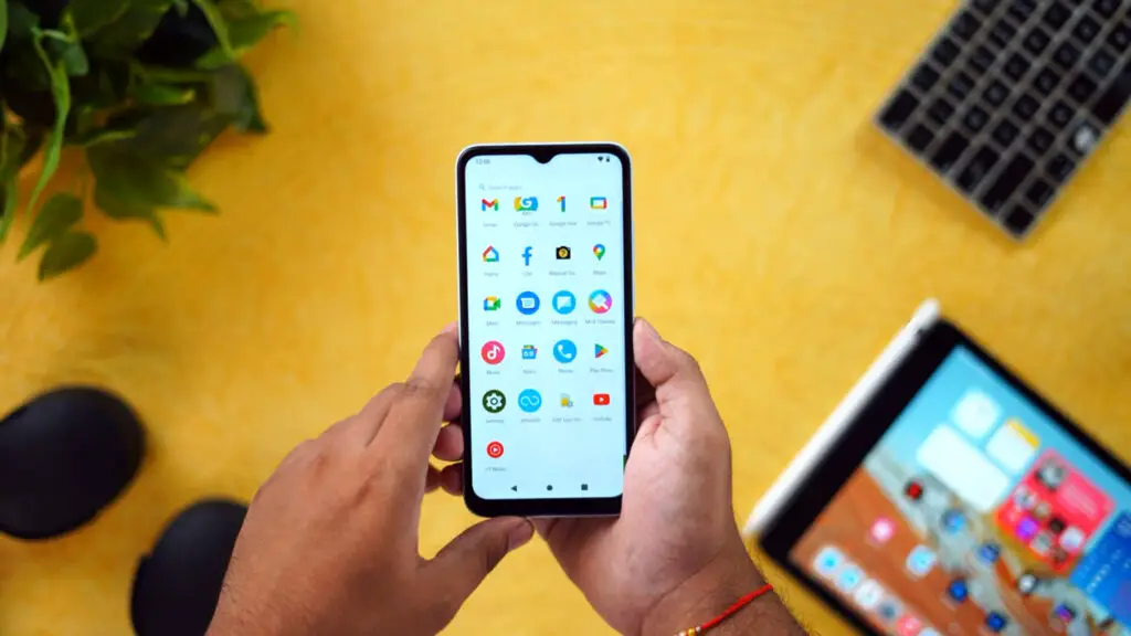 redmi A1 apps menu