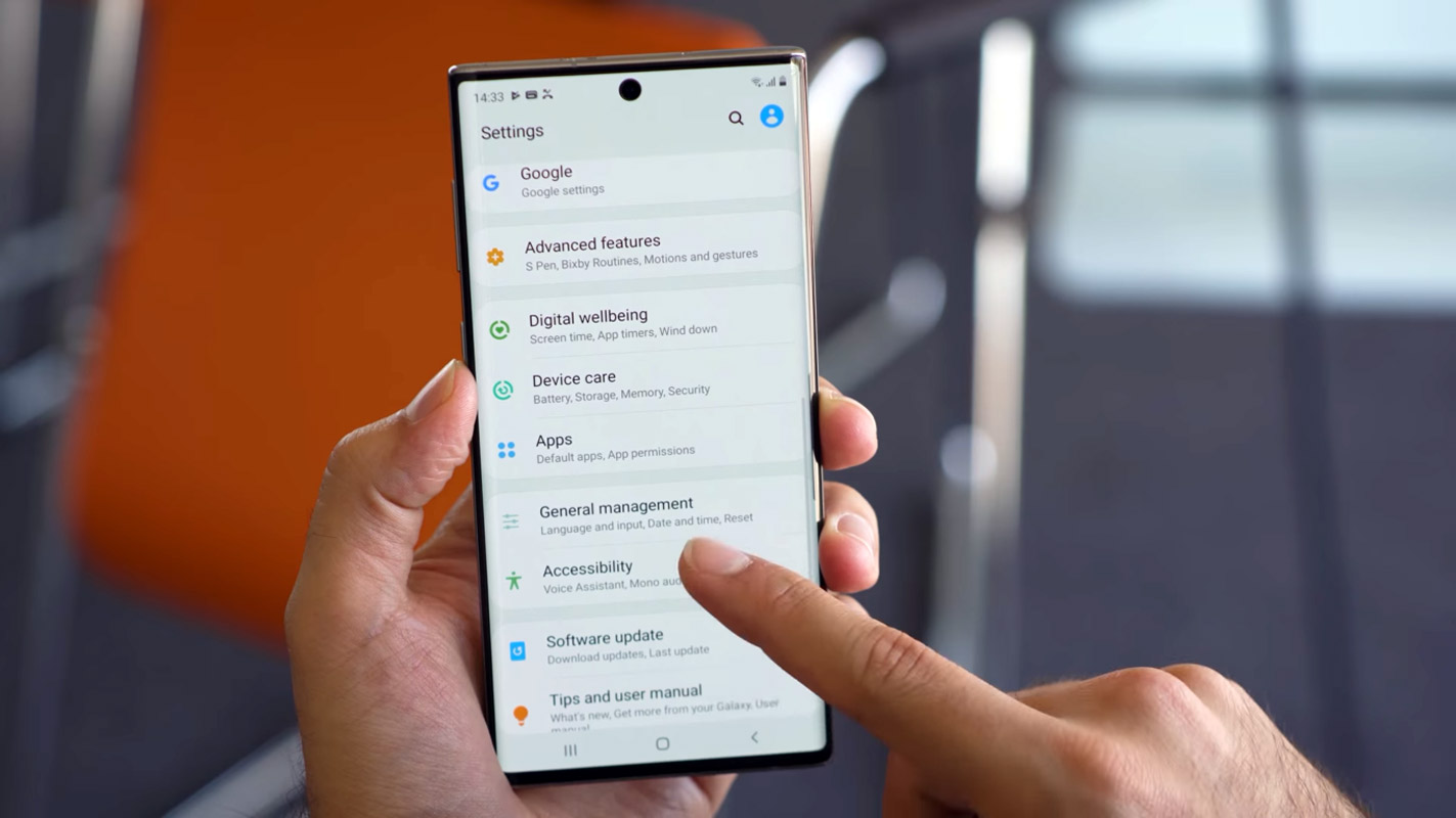 samsung galaxy note 10 settings