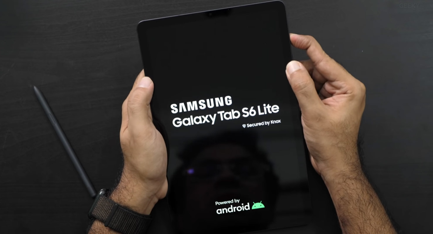 samsung galaxy tab s6 lite boot logo