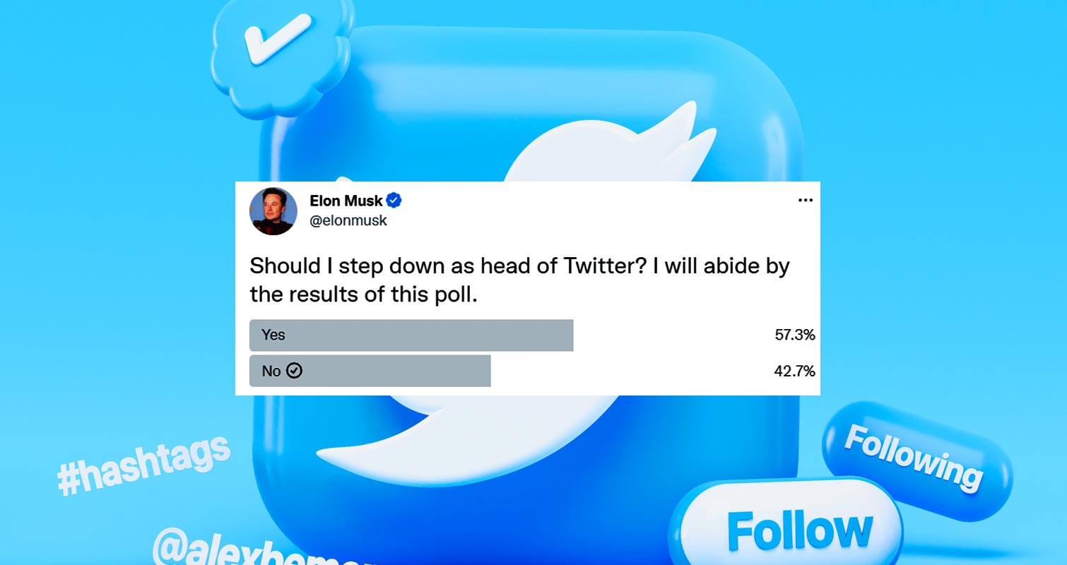 Elon Mush Step Down Twitter Poll Image