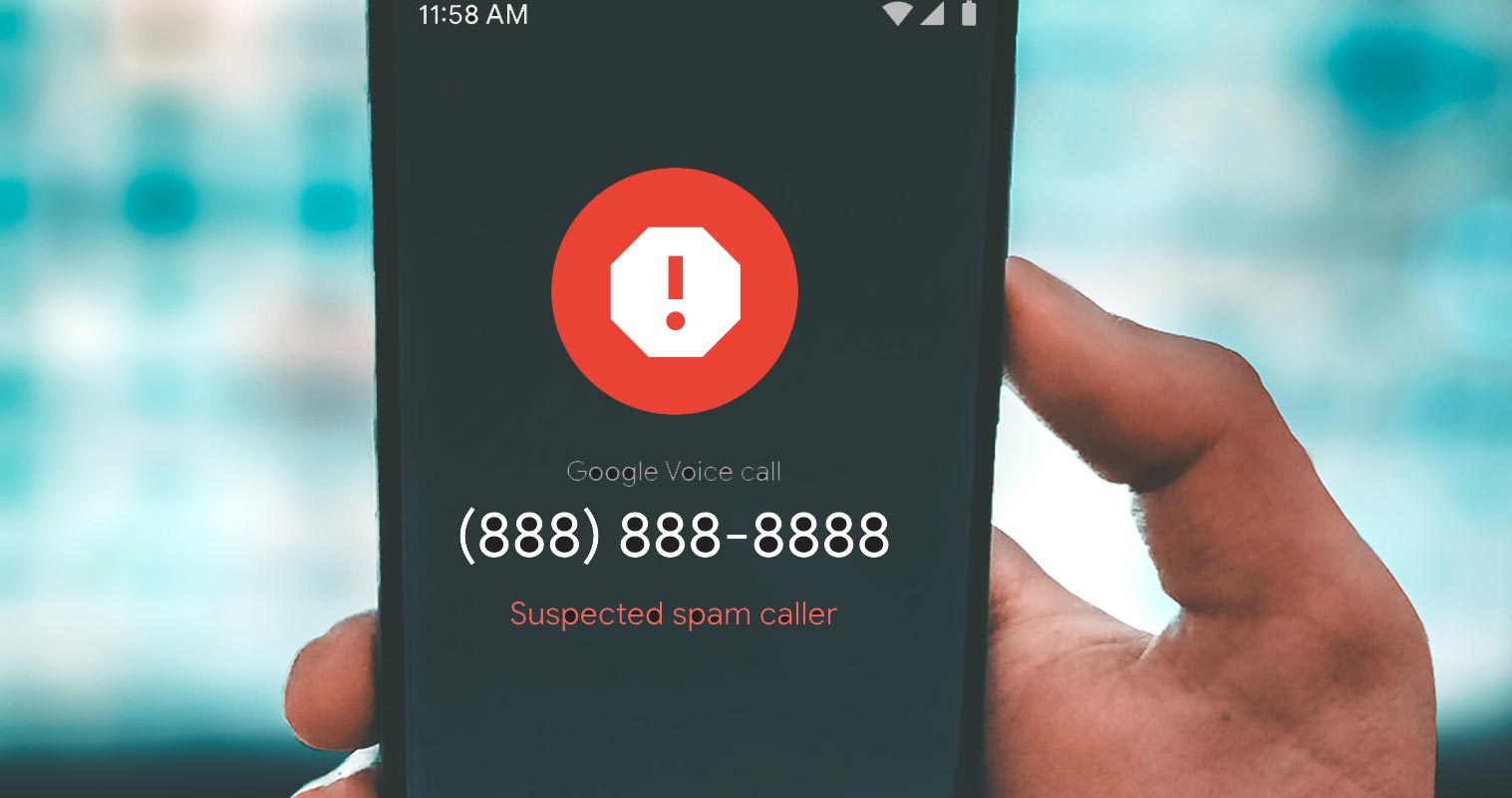 Google Voice SPAM Caller Demo Screenshot