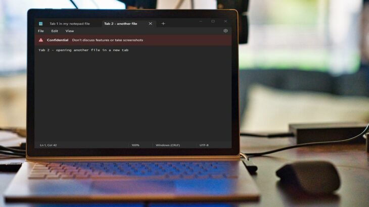 Notepad Tab Windows 11
